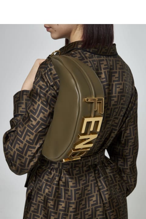 Homeware Fendi Graphy Small Leather Bag
