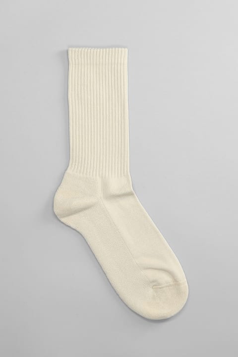 Socks In Beige Cotton