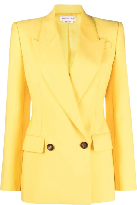 Statement Blazers for Women Alexander McQueen Jacket Sustainable Sartorial Wool