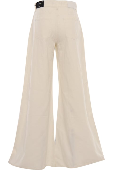 7 For All Mankind Clothing for Women 7 For All Mankind Willow Wide Linen Ostuni