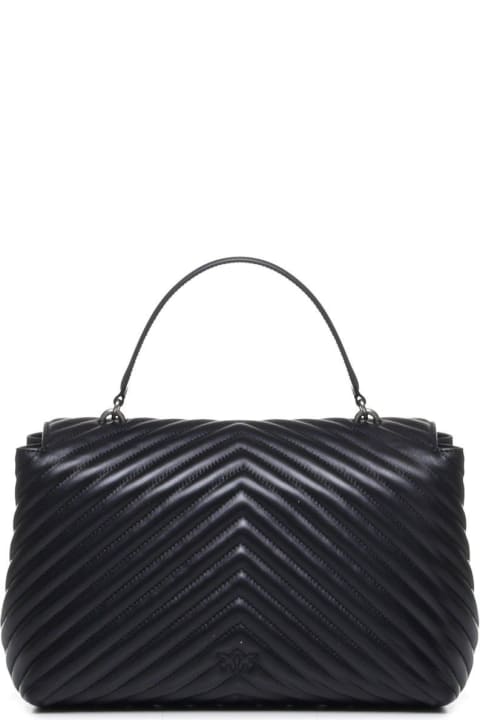 Homeware Pinko Love-birds Logo Plaque Quilted Shoulder Bag