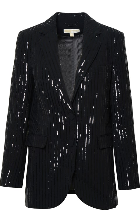 MICHAEL Michael Kors Coats & Jackets for Women MICHAEL Michael Kors Crepe De Chine Boyfriend Jacket