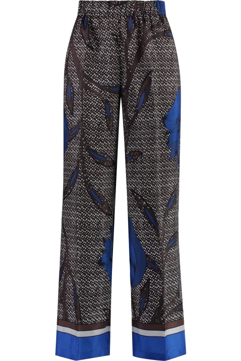 Parosh Pants & Shorts for Women Parosh Printed Silk Pants