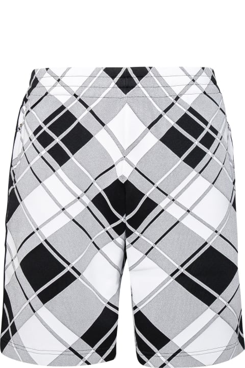 Pants for Men Burberry Bermuda Shorts In Black Viscose Blend