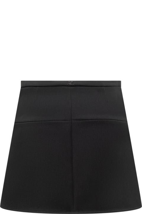 Courrèges for Women Courrèges Ellipse Mini Skirt