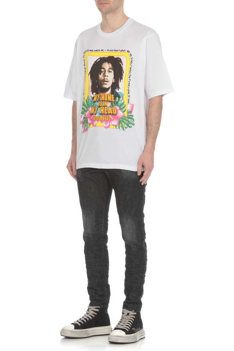 Dsquared2 Men Dsquared2 Bob Marley Skater T-shirt