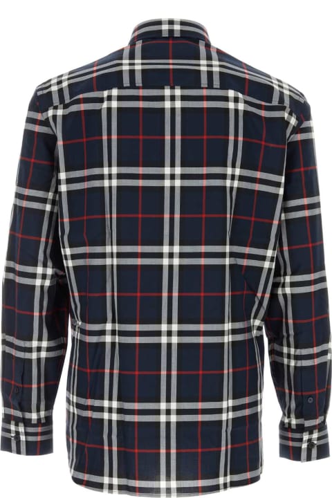 Burberry Shirts for Men Burberry Embroidered Poplin Shirt