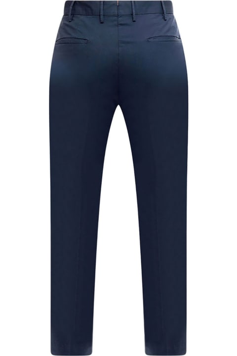 Incotex Clothing for Men Incotex Dark Blue Cotton Trousers