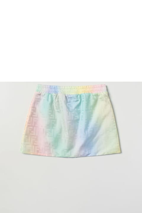 Multicolor Polyester Skirt