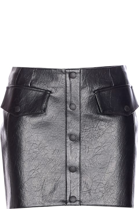 Patrizia Pepe for Kids Patrizia Pepe Glam Rock Miniskirt With Buttons