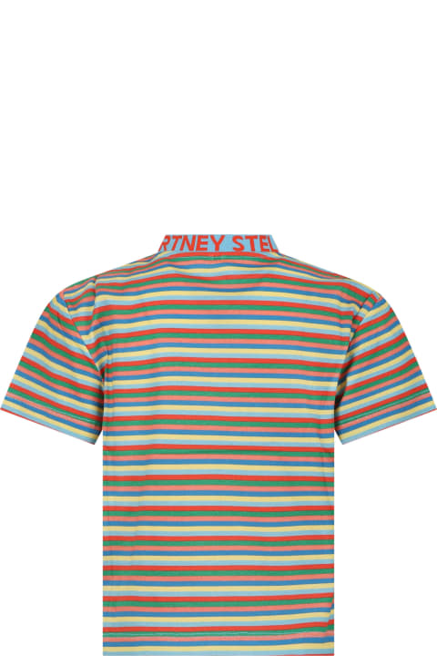 Stella McCartney Kids Stella McCartney Kids Multicolor T-shirt For Kids With Logo