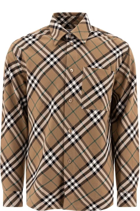 Homeware Burberry Check Printed Long Sleeved Shirt