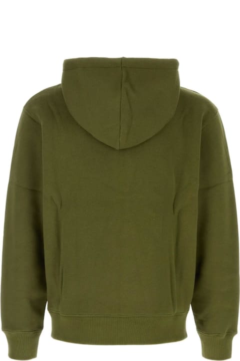 Homeware Maison Kitsuné Olive Green Cotton Sweatshirt