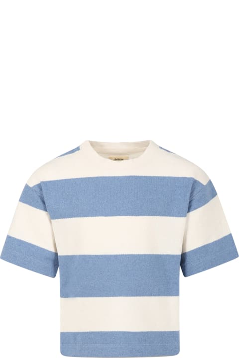 Multicolor Striped  T-shirt For Boy