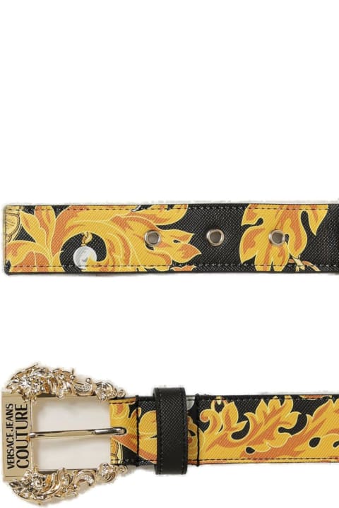 Fashion for Women Versace Jeans Couture Baroque Patterned Buckle Belt Versace Jeans Couture