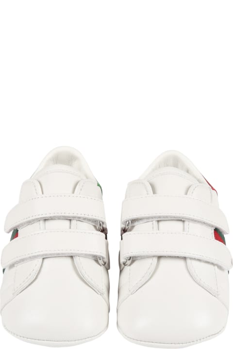 أدوات منزلية Gucci White Sneakers For Baby Kids