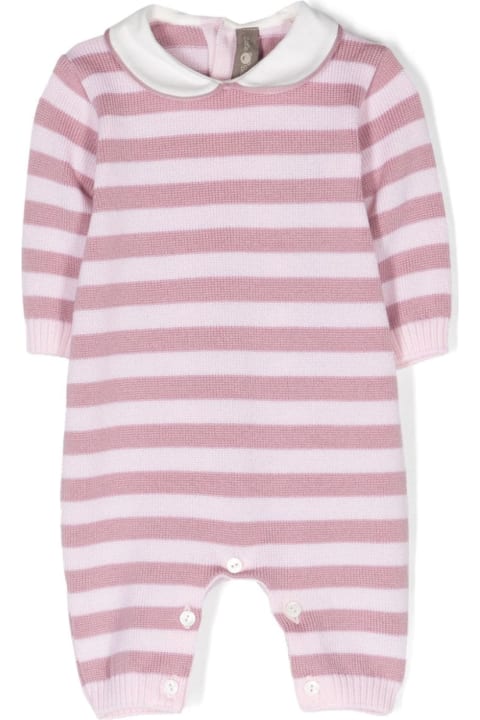 Bodysuits & Sets for Baby Girls Little Bear Striped Onesie