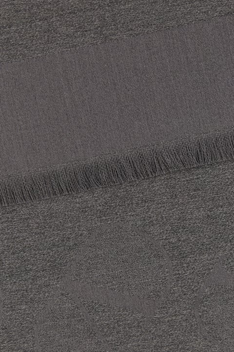 Homeware Valentino Garavani Dark Grey Wool Blend Scarf