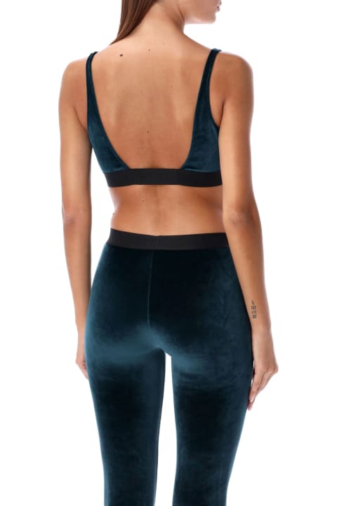 Topwear for Women Tom Ford Stretch Velvet Bralette