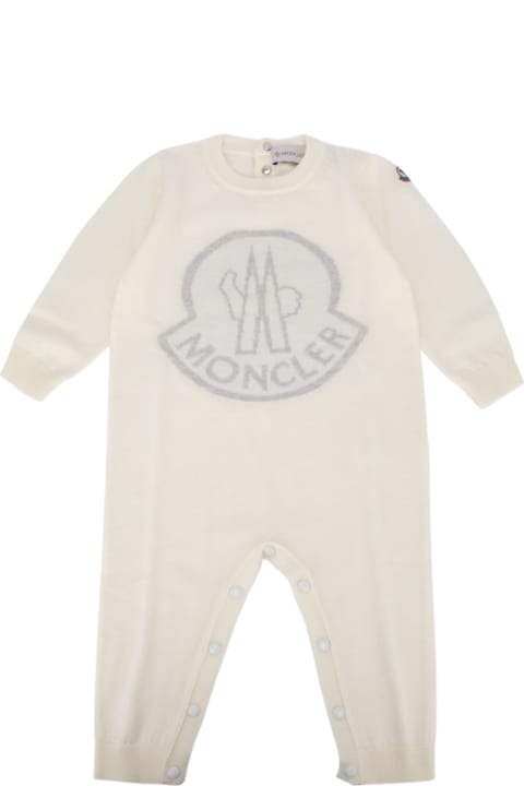 Moncler Bodysuits & Sets for Baby Boys Moncler Pagliaccetto