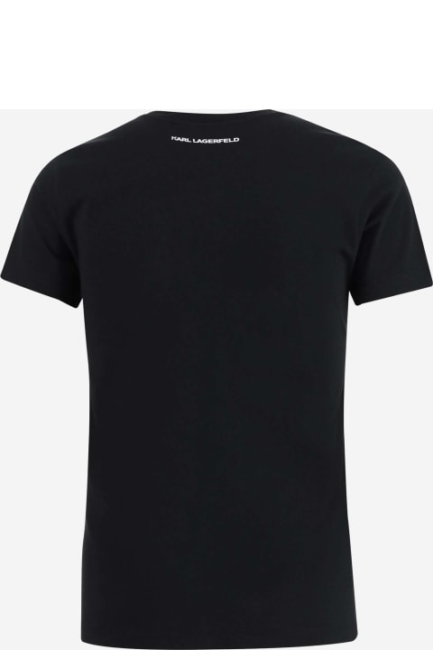 Karl Lagerfeld Topwear for Women Karl Lagerfeld Cotton T-shirt With Logo