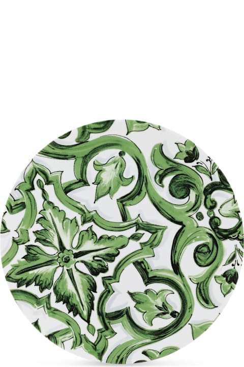 Dolce & Gabbana Tableware Dolce & Gabbana Piatto 31 Cm Maiolica Verde