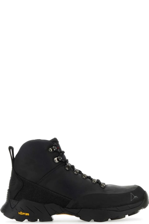 Sneakers for Men ROA Black Leather Andreas Sneakers