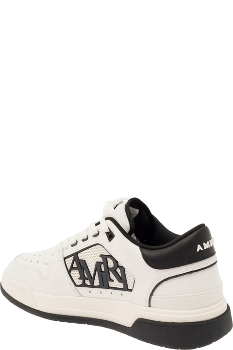 メンズ シューズのセール AMIRI White Low Top Sneakers With Contrasting Logo Lettering In Cotton Man