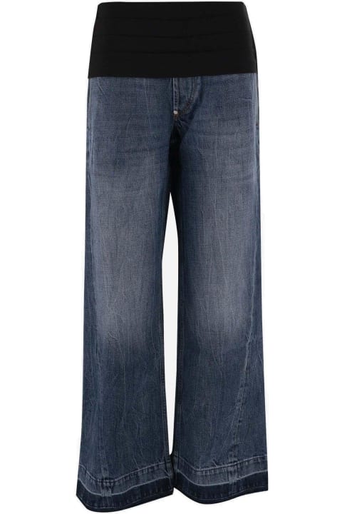 Stella McCartney Jeans for Women Stella McCartney Panelled Wide-leg Jeans