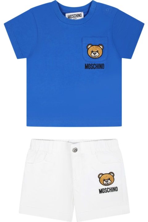 Fashion for Baby Girls Moschino Multicolor Sports Suit For Baby Boy