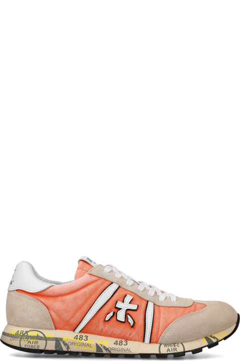 Fashion for Men Premiata Lucy 6601 Orange Sneaker