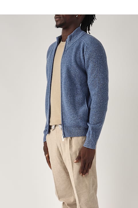 Gran Sasso Clothing for Men Gran Sasso Cardigan Full Zip Cachemire Cardigan