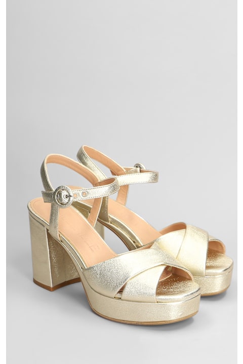 Julie Dee Shoes for Women Julie Dee Sandals In Platinum Leather