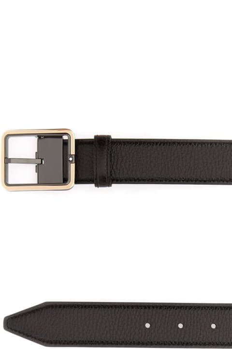 Belts for Men Montblanc Brown Leather Belt