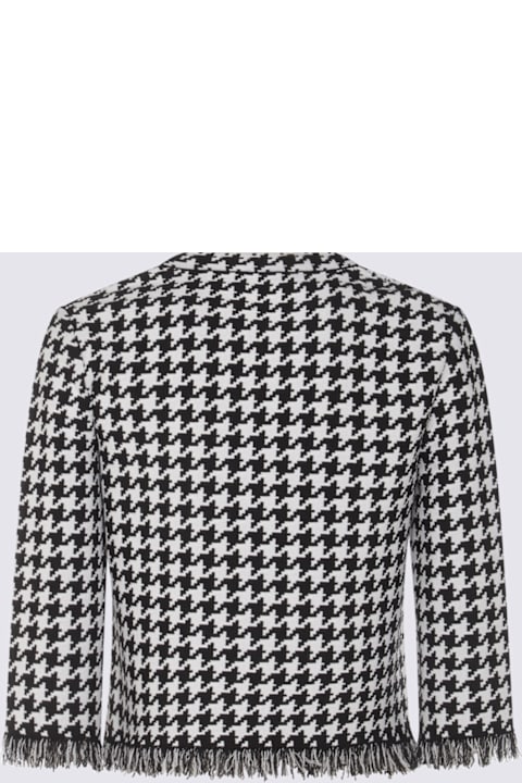 Alexander McQueen for Women Alexander McQueen Black And White Knitwear