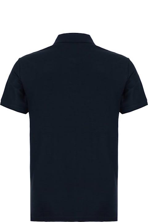 ملابس علوية لـ القسم الرجالي Burberry Navy Blue Piquet Polo Shirt