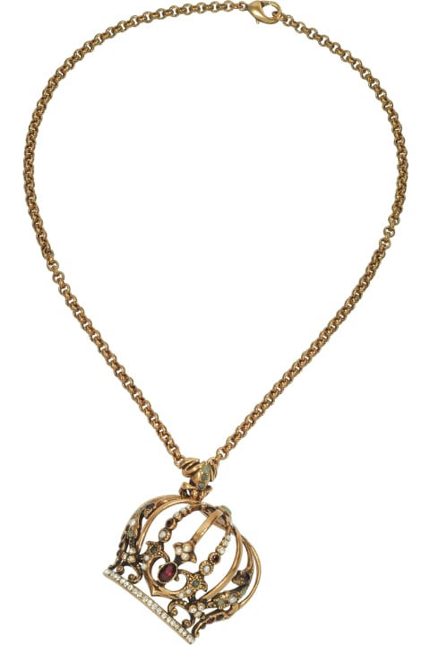 Golden Brass Little Goddess Necklace