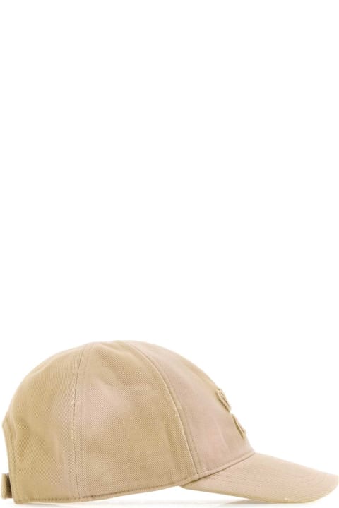 帽子 Ayumi Miu Miu Beige Denim Baseball Cap | italist