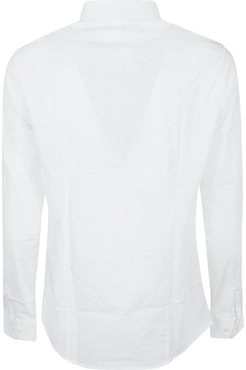 Michael Kors Men Michael Kors Slim Stretch Buttoned Long Sleeve Shirt
