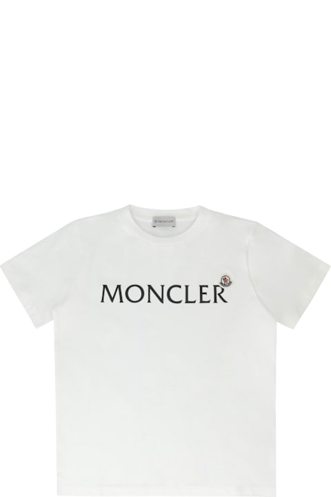 Topwear for Boys Moncler Cotton Crew-neck T-shirt