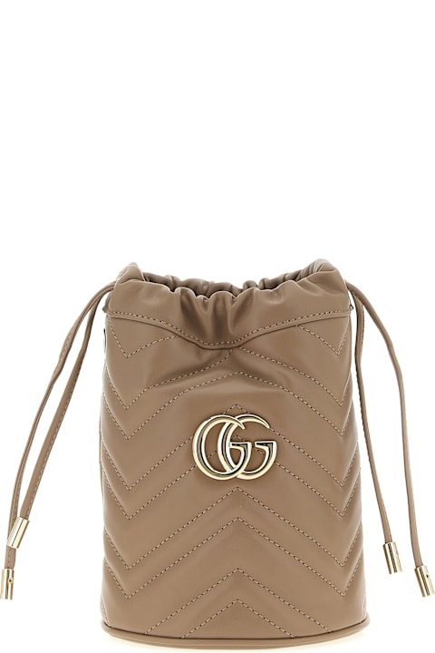 Shoulder Bags for Women Gucci 'gg Marmont' Small Bucket Bag