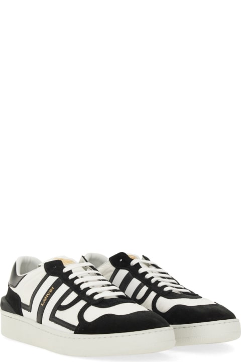 أدوات منزلية Lanvin Logo Printed Lace-up Sneakers