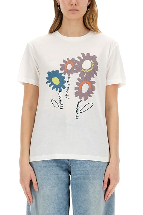 Homeware PS by Paul Smith T-shirt 
floral
