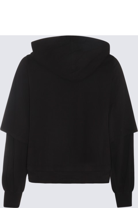 ウィメンズ DRKSHDWのフリース＆ラウンジウェア DRKSHDW Black Cotton Sweatshirt