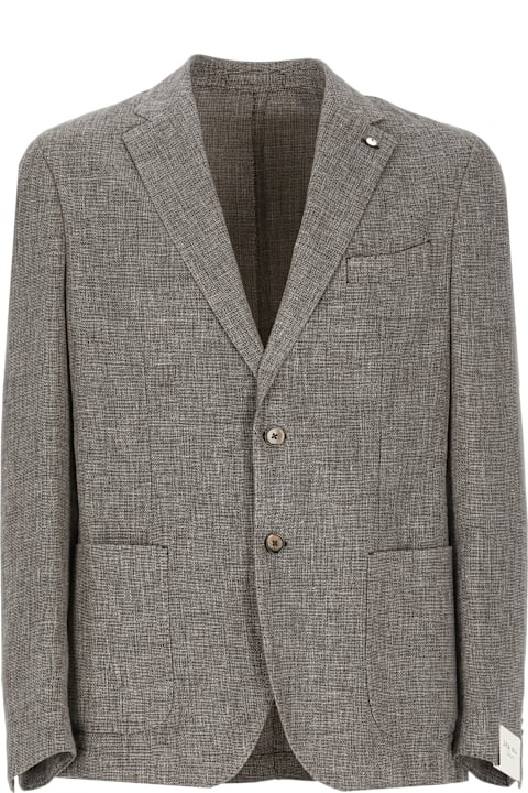 L.B.M. 1911 Clothing for Men L.B.M. 1911 Virgin Wool And Linen Jacket