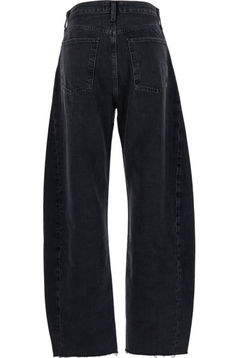 Jeans for Women AGOLDE 'luna' Black Five-pocket Jeans In Denim Woman