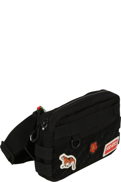 Multi Patch Logo Belt Bag