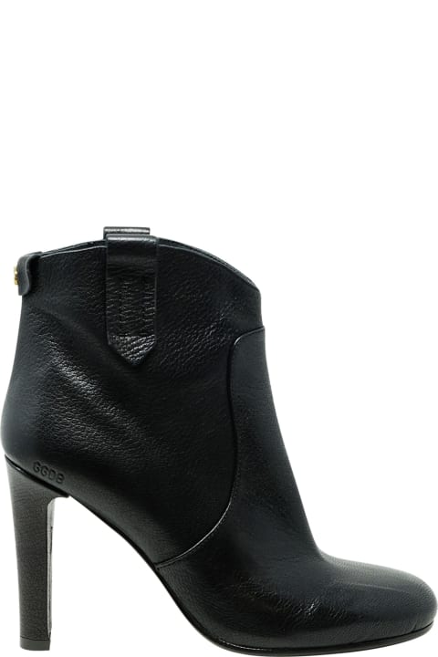Fashion for Women Golden Goose Golden Goose Kelsey Black Leather Ankle Boots