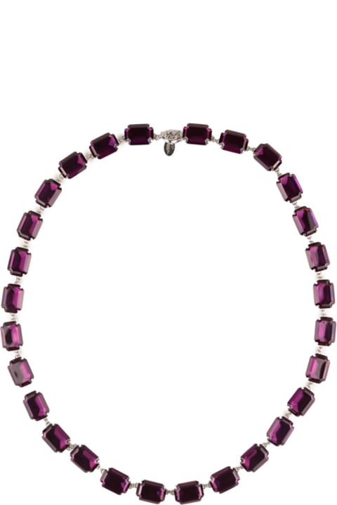 Necklaces for Women Weekend Max Mara Merlot Necklace With Bezels