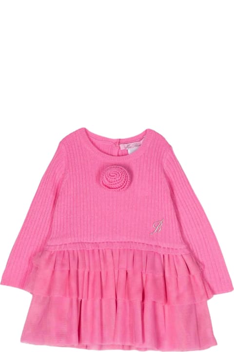 Fashion for Women Miss Blumarine Pink Dress Baby Girl Miss Blumarine